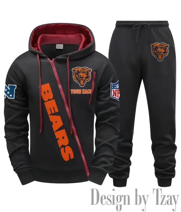 Chicago Bears Men Fall&winter Daily Casual Sporty Jogging Suit Urban Fashion SPTMDCSJS006 - Image 7