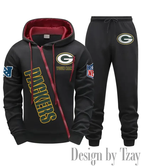 Green Bay Packers Men Fall&winter Daily Casual Sporty Jogging Suit Urban Fashion SPTMDCSJS012 - Image 5