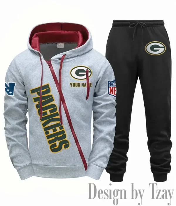 Green Bay Packers Men Fall&winter Daily Casual Sporty Jogging Suit Urban Fashion SPTMDCSJS012 - Image 7