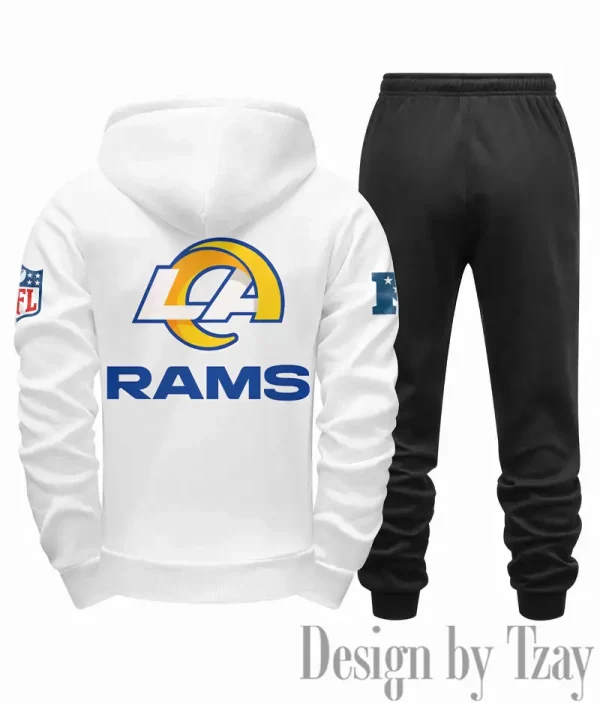 Los Angeles Rams Men Fall&winter Daily Casual Sporty Jogging Suit Urban Fashion SPTMDCSJS019 - Image 4