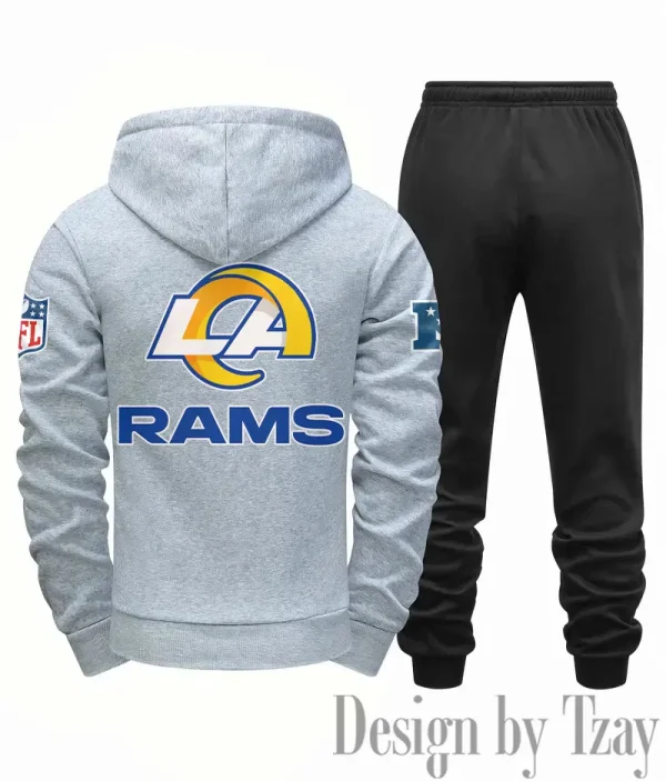 Los Angeles Rams Men Fall&winter Daily Casual Sporty Jogging Suit Urban Fashion SPTMDCSJS019 - Image 2