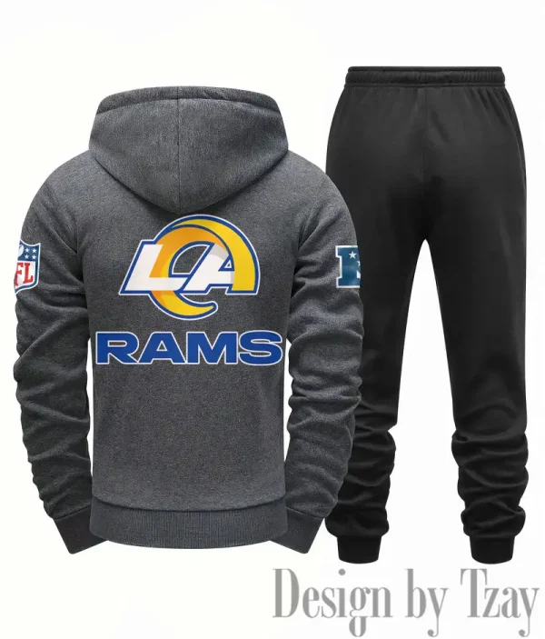 Los Angeles Rams Men Fall&winter Daily Casual Sporty Jogging Suit Urban Fashion SPTMDCSJS019 - Image 6