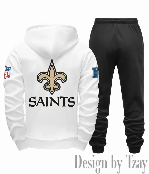New Orleans Saints Men Fall&winter Daily Casual Sporty Jogging Suit Urban Fashion SPTMDCSJS023 - Image 8