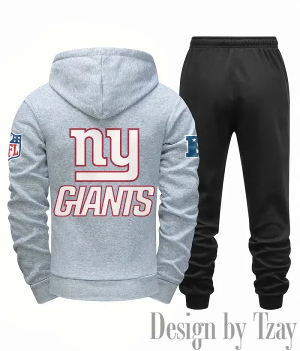 New York Giants Men Fall&winter Daily Casual Sporty Jogging Suit Urban Fashion SPTMDCSJS024 - Image 4