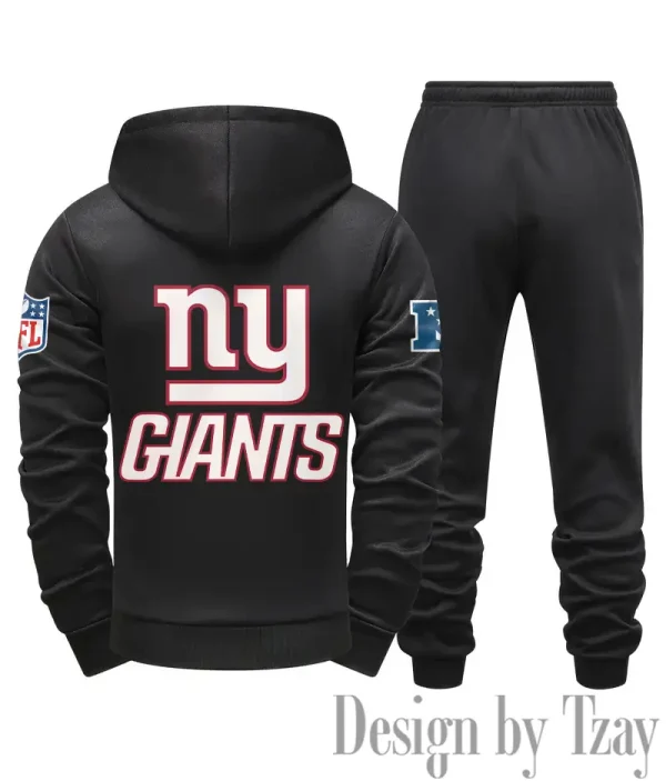 New York Giants Men Fall&winter Daily Casual Sporty Jogging Suit Urban Fashion SPTMDCSJS024 - Image 8