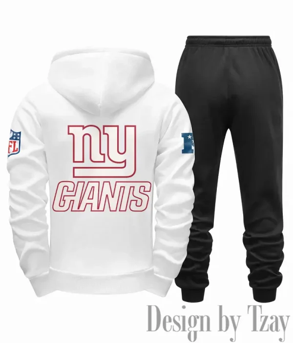 New York Giants Men Fall&winter Daily Casual Sporty Jogging Suit Urban Fashion SPTMDCSJS024 - Image 2