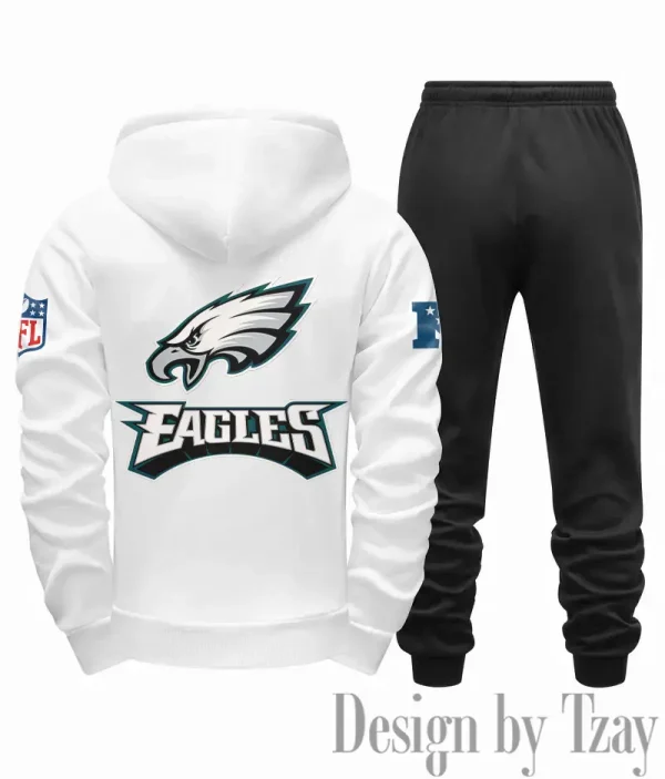 Philadelphia Eagles Men Fall&winter Daily Casual Sporty Jogging Suit Urban Fashion SPTMDCSJS026 - Image 6