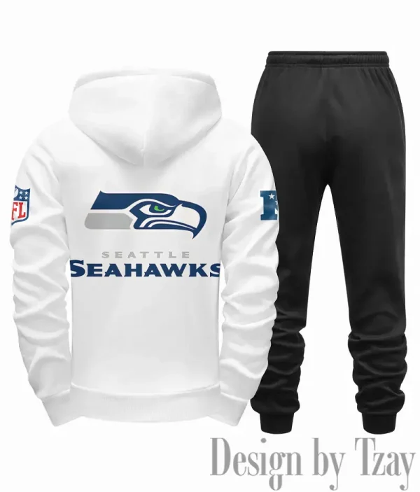 Seattle Seahawks Men Fall&winter Daily Casual Sporty Jogging Suit Urban Fashion SPTMDCSJS029 - Image 2