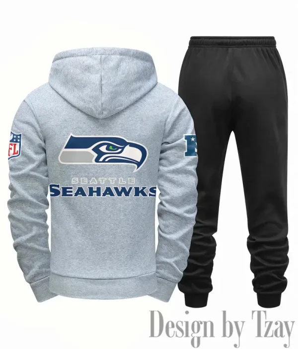 Seattle Seahawks Men Fall&winter Daily Casual Sporty Jogging Suit Urban Fashion SPTMDCSJS029 - Image 8