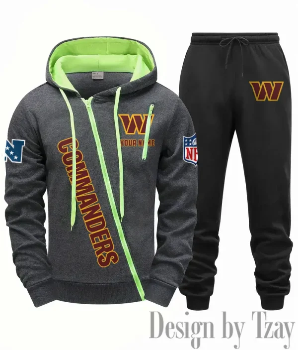 Washington Commanders Men Fall&winter Daily Casual Sporty Jogging Suit Urban Fashion SPTMDCSJS032