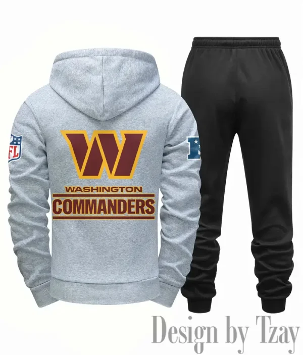 Washington Commanders Men Fall&winter Daily Casual Sporty Jogging Suit Urban Fashion SPTMDCSJS032 - Image 4