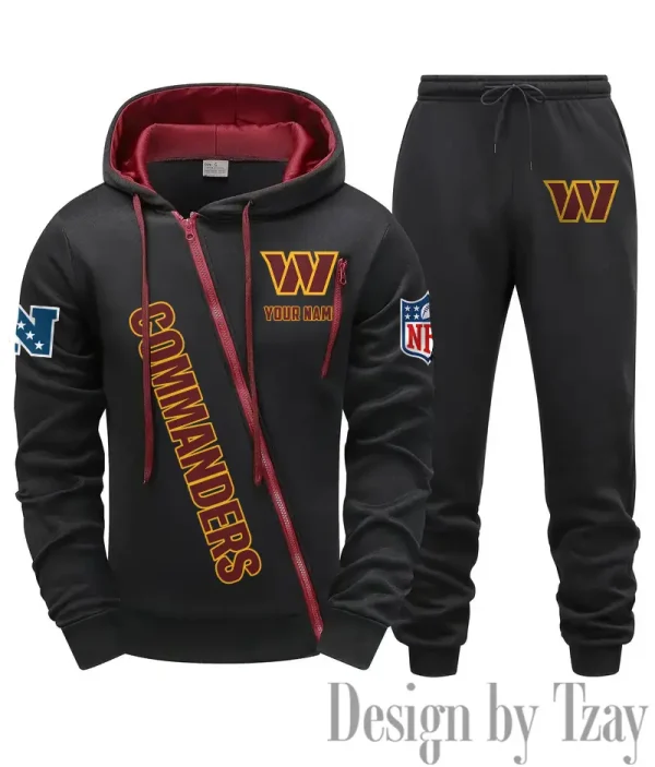 Washington Commanders Men Fall&winter Daily Casual Sporty Jogging Suit Urban Fashion SPTMDCSJS032 - Image 5