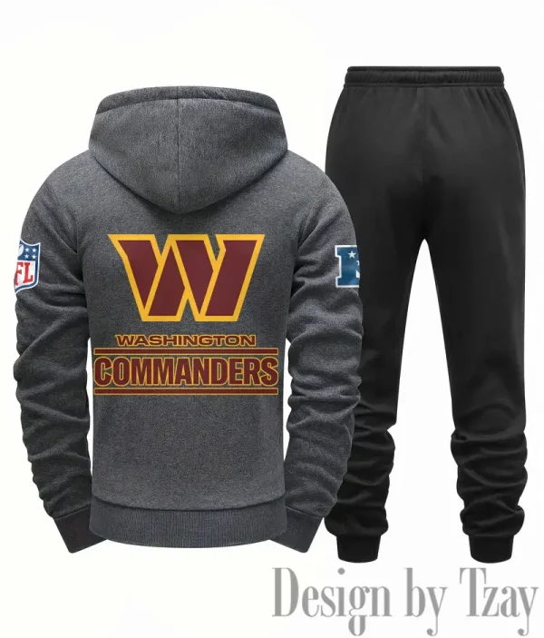 Washington Commanders Men Fall&winter Daily Casual Sporty Jogging Suit Urban Fashion SPTMDCSJS032 - Image 2