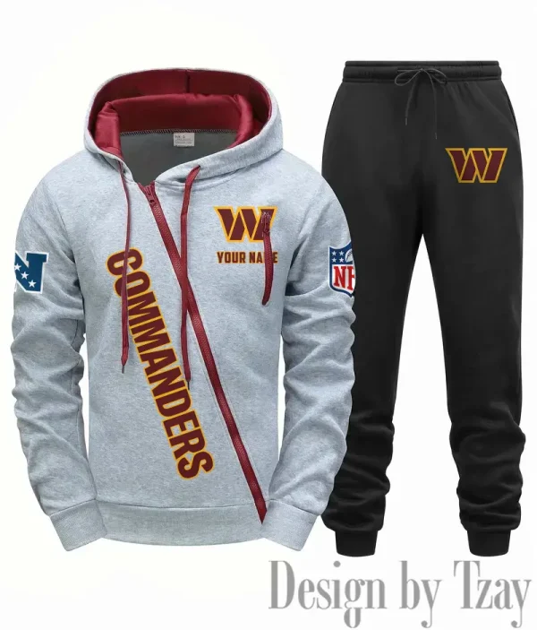 Washington Commanders Men Fall&winter Daily Casual Sporty Jogging Suit Urban Fashion SPTMDCSJS032 - Image 3