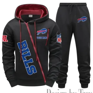 Buffalo Bills Men Fall&winter Daily Casual Sporty Jogging Suit Urban Fashion SPTMDCSJS004