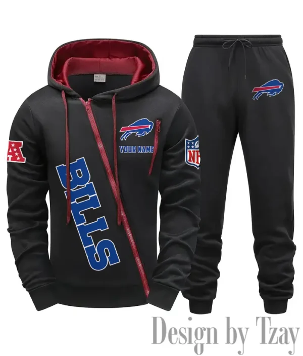 Buffalo Bills Men Fall&winter Daily Casual Sporty Jogging Suit Urban Fashion SPTMDCSJS004