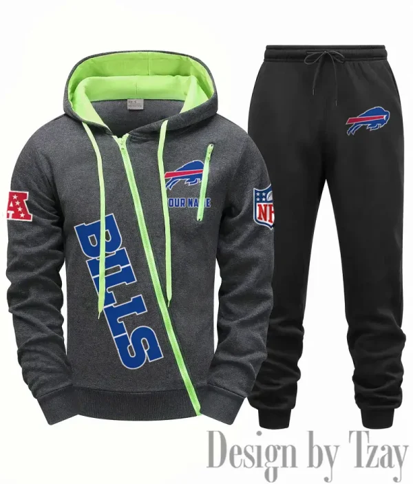Buffalo Bills Men Fall&winter Daily Casual Sporty Jogging Suit Urban Fashion SPTMDCSJS004 - Image 7