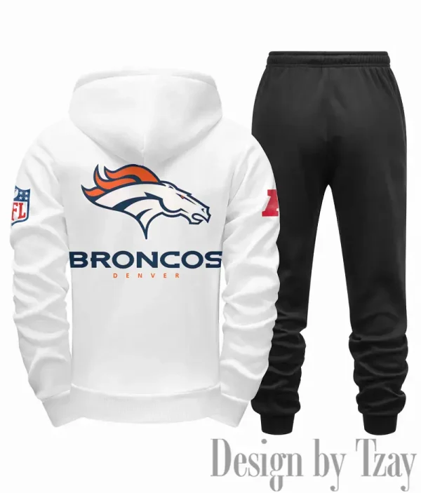 Denver Broncos Men Fall&winter Daily Casual Sporty Jogging Suit Urban Fashion SPTMDCSJS010 - Image 8