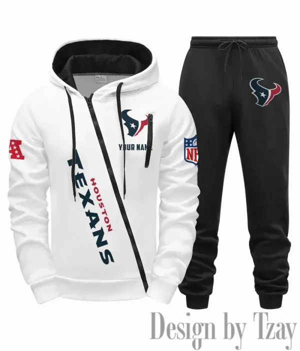 Houston Texans Men Fall&winter Daily Casual Sporty Jogging Suit Urban Fashion SPTMDCSJS013 - Image 5