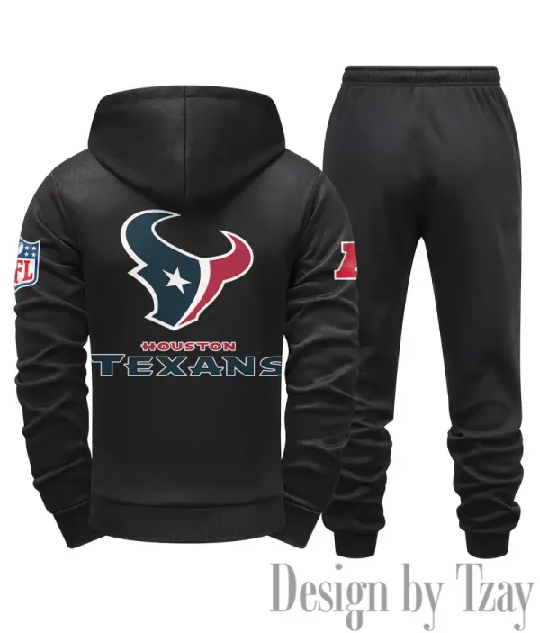Houston Texans Men Fall&winter Daily Casual Sporty Jogging Suit Urban Fashion SPTMDCSJS013 - Image 8