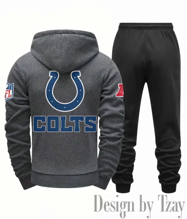 Indianapolis Colts Men Fall&winter Daily Casual Sporty Jogging Suit Urban Fashion SPTMDCSJS014 - Image 6