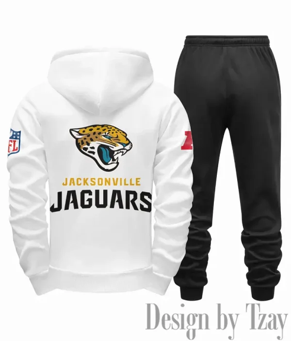 Jacksonville Jaguars Men Fall&winter Daily Casual Sporty Jogging Suit Urban Fashion SPTMDCSJS015 - Image 6