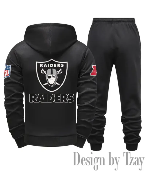 Las Vegas Raiders Men Fall&winter Daily Casual Sporty Jogging Suit Urban Fashion SPTMDCSJS017 - Image 2