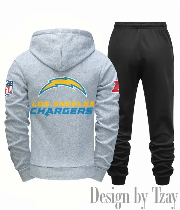 Los Angeles Chargers Men Fall&winter Daily Casual Sporty Jogging Suit Urban Fashion SPTMDCSJS018 - Image 2