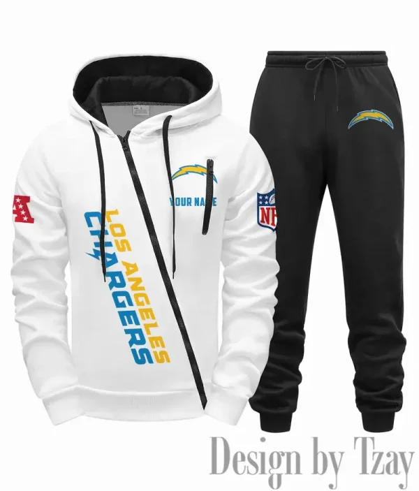 Los Angeles Chargers Men Fall&winter Daily Casual Sporty Jogging Suit Urban Fashion SPTMDCSJS018 - Image 5