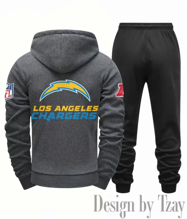 Los Angeles Chargers Men Fall&winter Daily Casual Sporty Jogging Suit Urban Fashion SPTMDCSJS018 - Image 8