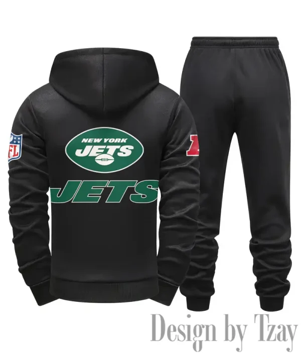 New York Jets Men Fall&winter Daily Casual Sporty Jogging Suit Urban Fashion SPTMDCSJS025 - Image 4