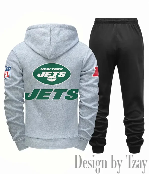 New York Jets Men Fall&winter Daily Casual Sporty Jogging Suit Urban Fashion SPTMDCSJS025 - Image 6