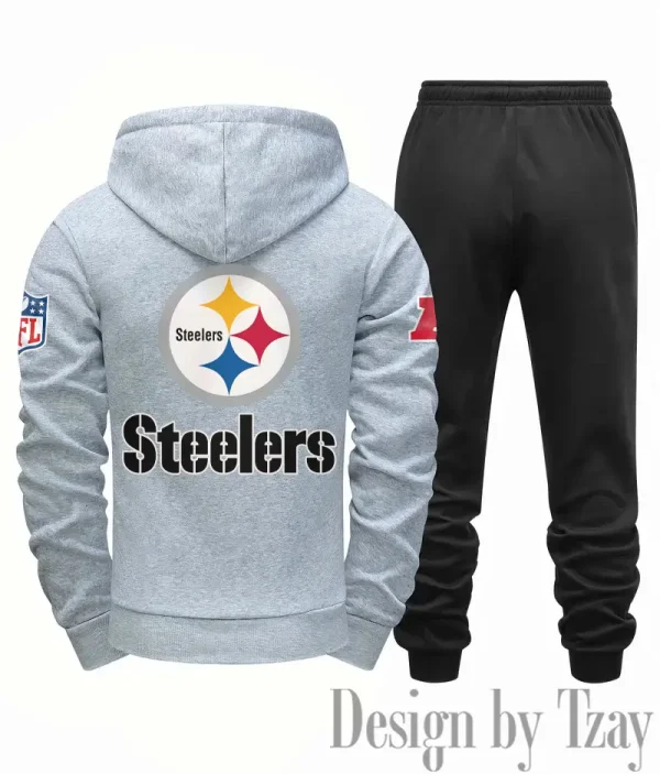 Pittsburgh Steelers Men Fall&winter Daily Casual Sporty Jogging Suit Urban Fashion SPTMDCSJS027 - Image 2