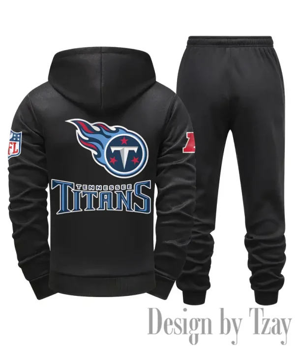 Tennessee Titans Men Fall&winter Daily Casual Sporty Jogging Suit Urban Fashion SPTMDCSJS031 - Image 6