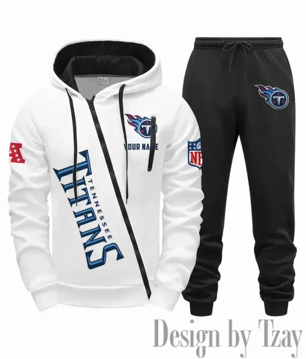 Tennessee Titans Men Fall&winter Daily Casual Sporty Jogging Suit Urban Fashion SPTMDCSJS031 - Image 7
