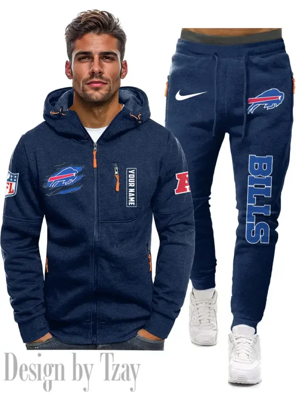 Buffalo Bills 2D Zipper Hoodie And Jogger Spring Autumn Fashion 2025 SPTM2DZHAJ256 - Image 2