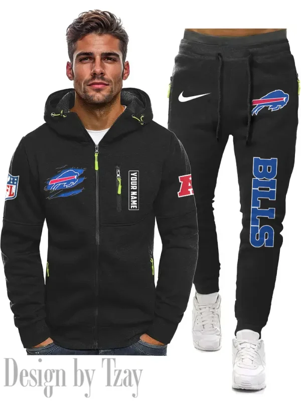 Buffalo Bills 2D Zipper Hoodie And Jogger Spring Autumn Fashion 2025 SPTM2DZHAJ256 - Image 3