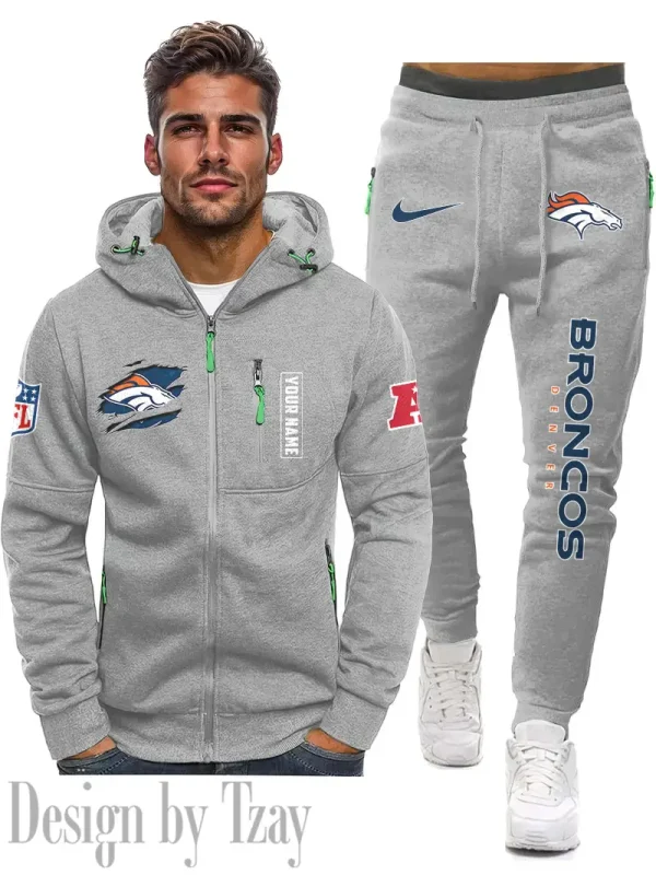 Denver Broncos 2D Zipper Hoodie And Jogger Spring Autumn Fashion 2025 SPTM2DZHAJ262 - Image 4