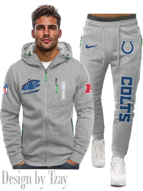 Indianapolis Colts 2D Zipper Hoodie And Jogger Spring Autumn Fashion 2025 SPTM2DZHAJ266 - Image 4