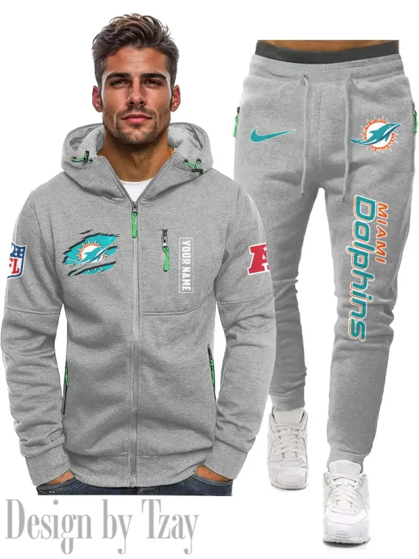 Miami Dolphins 2D Zipper Hoodie And Jogger Spring Autumn Fashion 2025 SPTM2DZHAJ272 - Image 4