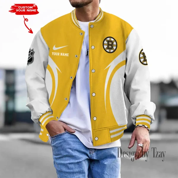 Boston Bruins NHL Unisex Exclusive Styles Varsity Jacket SPTBBJACKET450