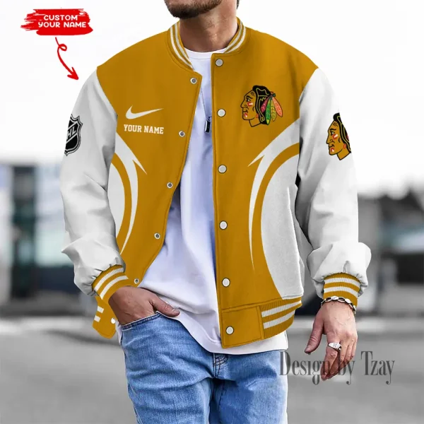 Chicago Blackhawks NHL Unisex Exclusive Styles Varsity Jacket SPTBBJACKET454