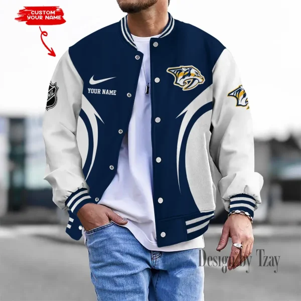 Nashville Predators NHL Unisex Exclusive Styles Varsity Jacket SPTBBJACKET464