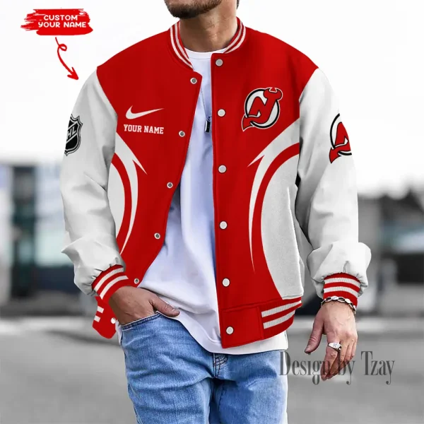 New Jersey Devils NHL Unisex Exclusive Styles Varsity Jacket SPTBBJACKET465