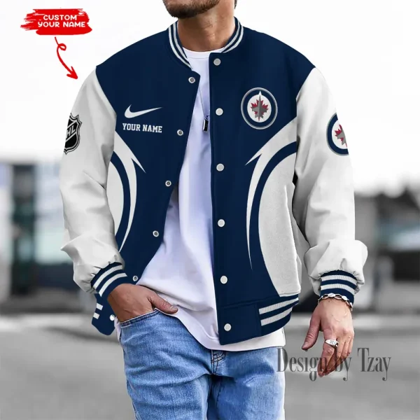 Winnipeg Jets NHL Unisex Exclusive Styles Varsity Jacket SPTBBJACKET478