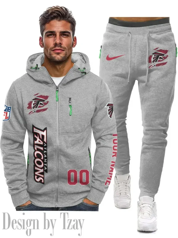 Atlanta Falcons 2D Zipper Hoodie And Jogger Spring Autumn Fashion 2025 SPTM2DZHAJ286 - Image 4