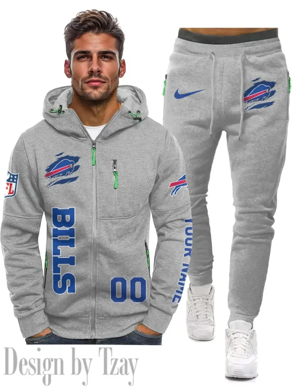 Buffalo Bills 2D Zipper Hoodie And Jogger Spring Autumn Fashion 2025 SPTM2DZHAJ288 - Image 3