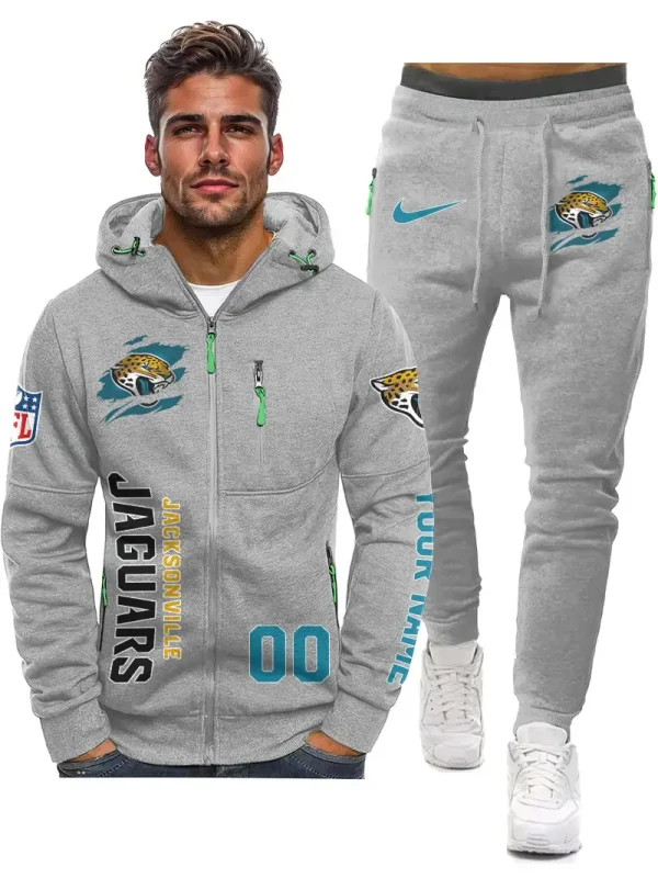 Jacksonville Jaguars 2D Zipper Hoodie And Jogger Spring Autumn Fashion 2025 SPTM2DZHAJ299 - Image 4