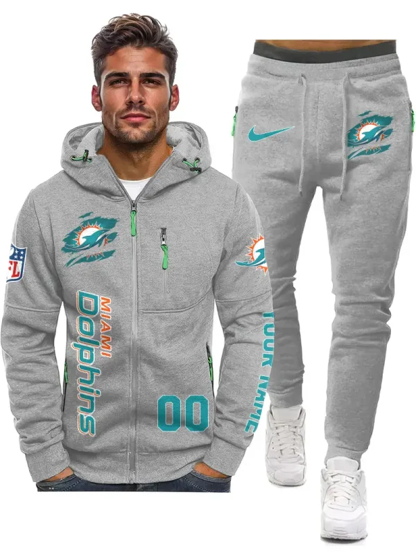 Miami Dolphins 2D Zipper Hoodie And Jogger Spring Autumn Fashion 2025 SPTM2DZHAJ304 - Image 4