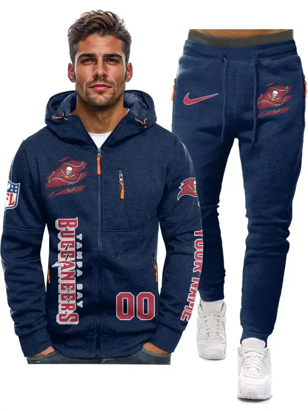 Tampa Bay Buccaneers 2D Zipper Hoodie And Jogger Spring Autumn Fashion 2025 SPTM2DZHAJ314 - Image 4